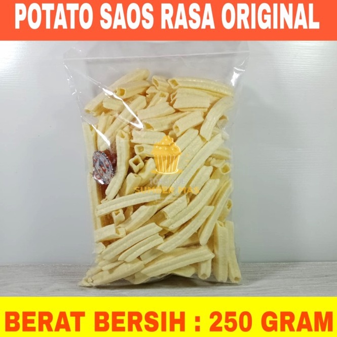 

BEST SELLER KENTANG SAOS KENTANG SAUS POTATO CAMILAN KILOAN 25 GR 14 kg