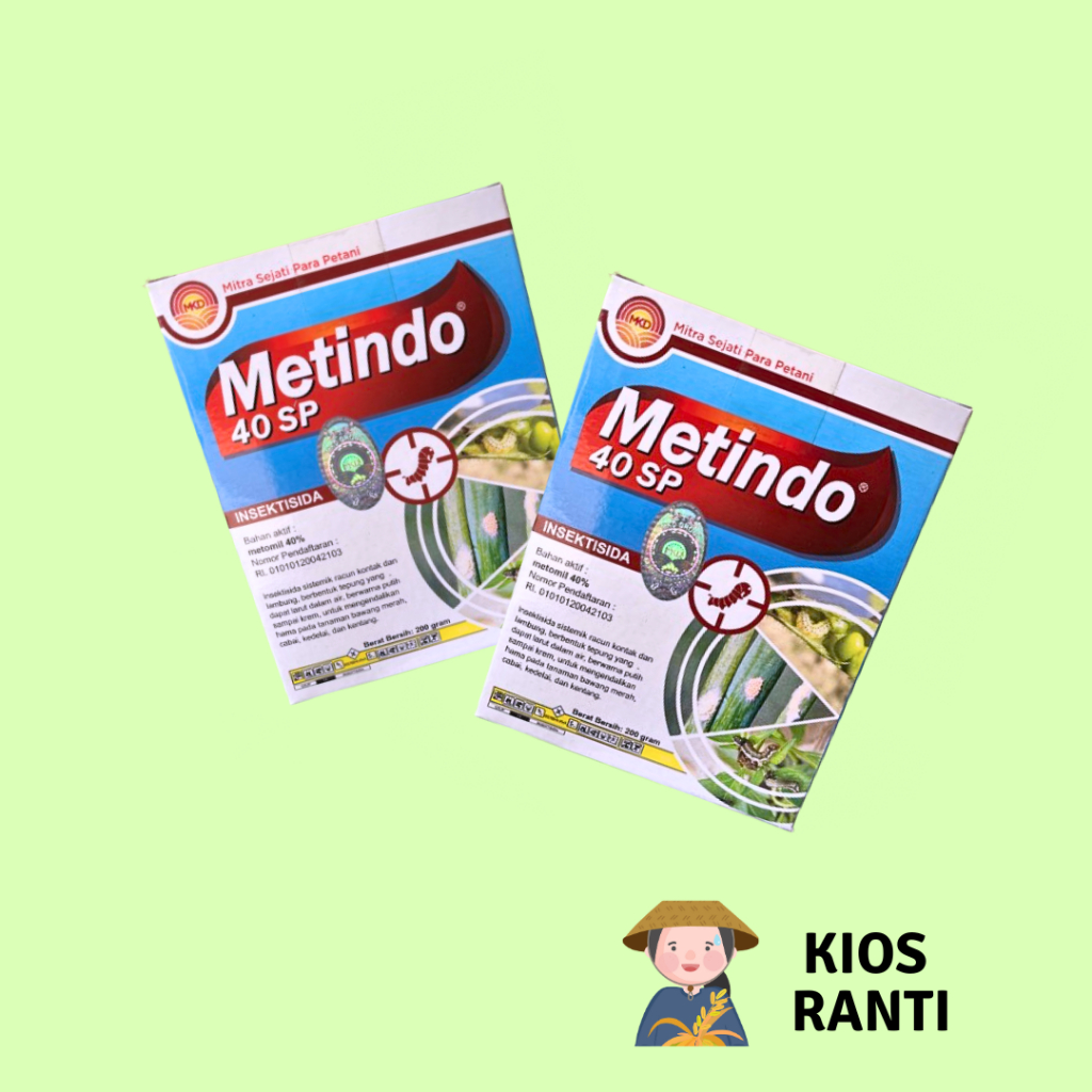 METINDO 40 SP/Insektisida Sistemik/Pembasmi Ulat+Telur