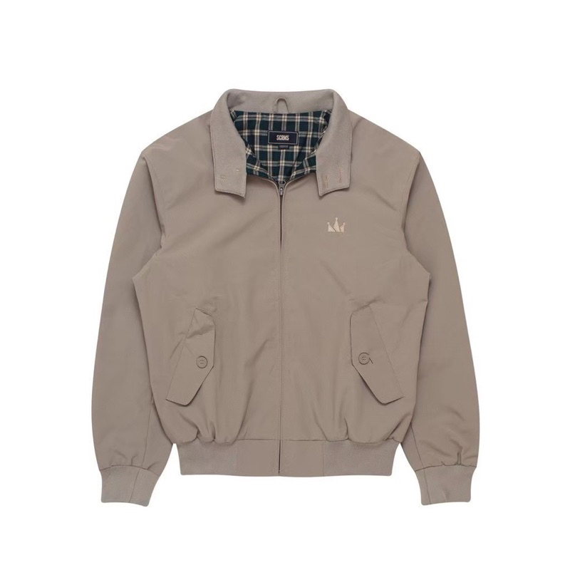 Jacket SCREAMOUS Harrington -CREAM -HITAM -ABU -NAVY -Jaket DISTRO -JAKET PRIA -JAKET WANITA...
