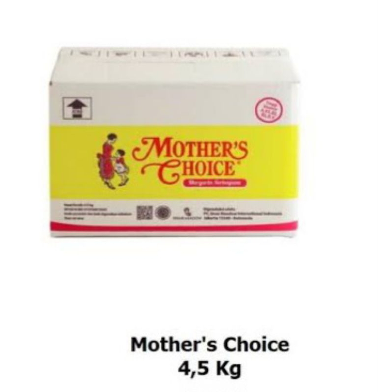

MARGARINE MOTHER CHOICE 4,5 KG / MARGARINE MOTHER CHOICE 1 DUS