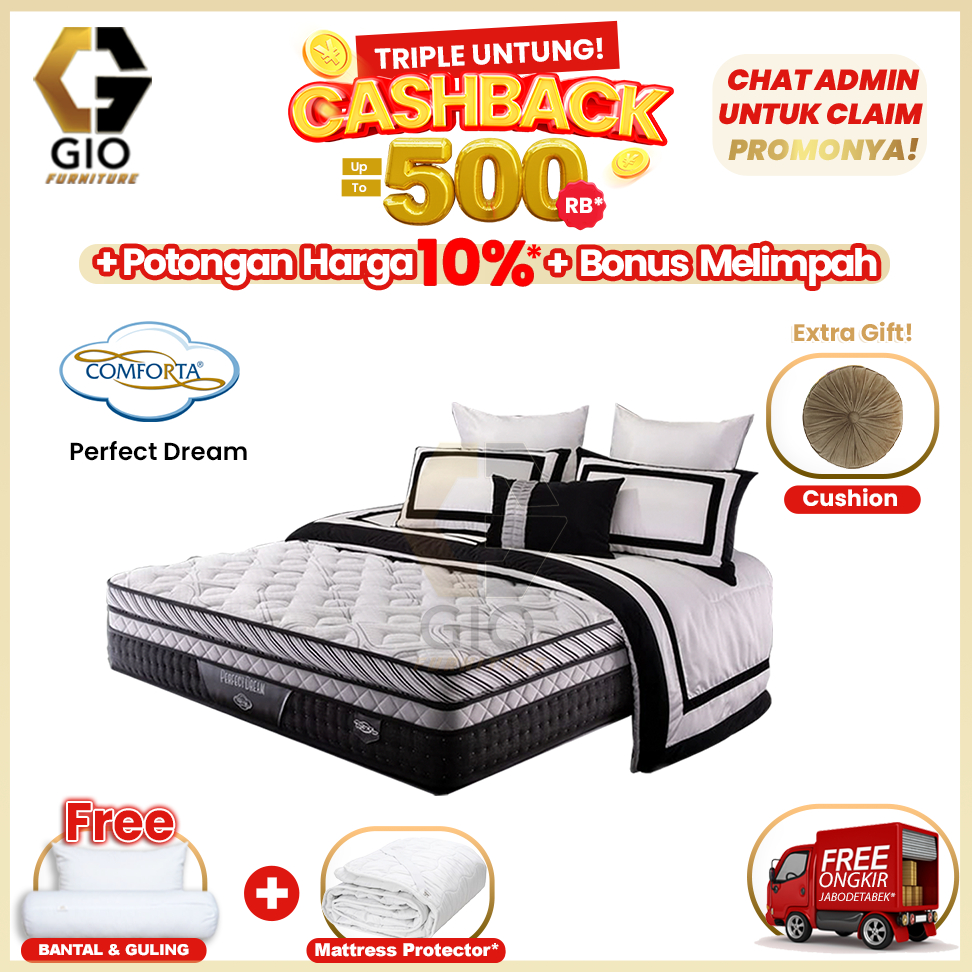 Kasur Comforta Perfect Dream / Comforta Springbed Perfect Dream (Hanya Kasur)