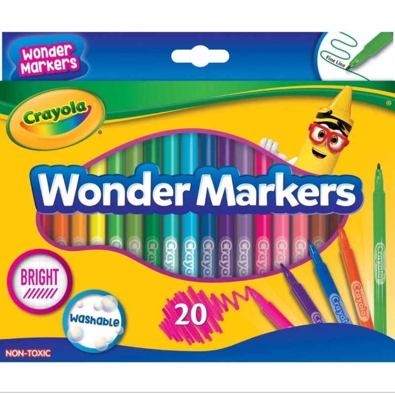 

Crayola 20ct Colors Wonder Markers Original
