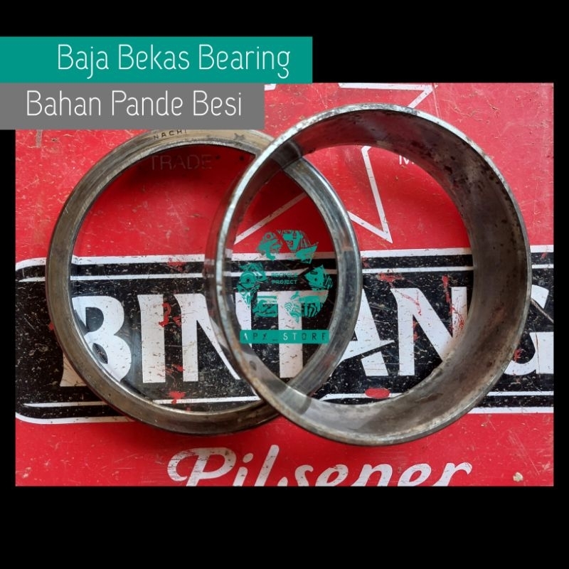 Kep Bearing Bekas / Besi Baja Bekas Bearing / Bahan Bilah Pande Besi, Baja Super Berkualitas.