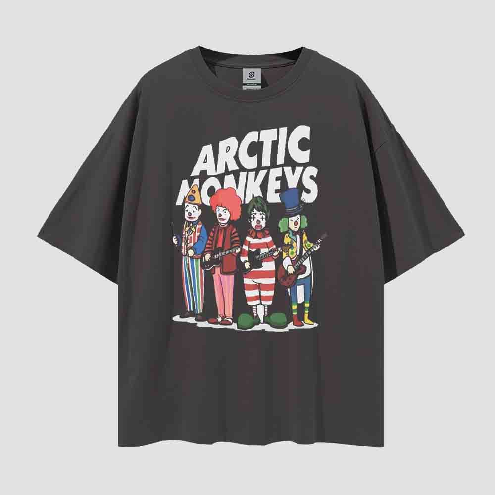 Arctic Monkeys Band Vintage Style Oversize Tee