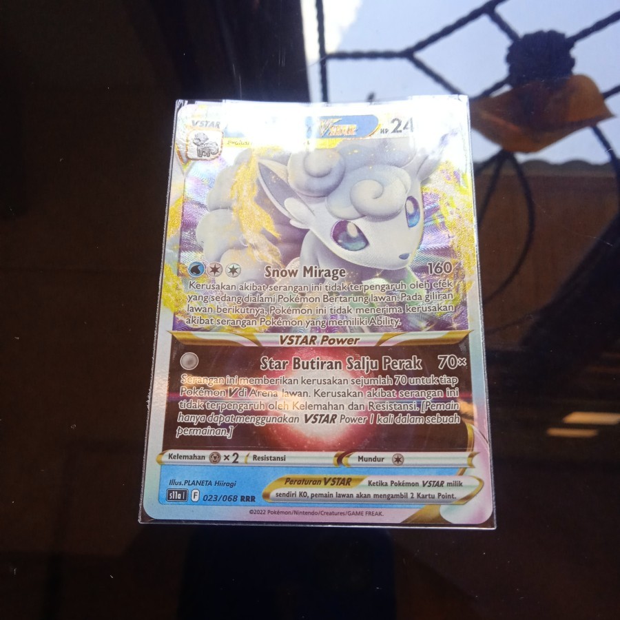 Alolan Vulpix VSTAR RRR 023/068 S11A Pokemon TCG Indonesia