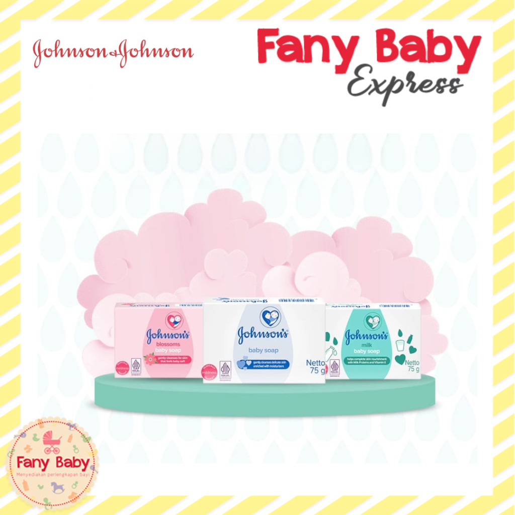 JOHNSONS BABY SOAP 75GR / SABUN BATANG BAYI