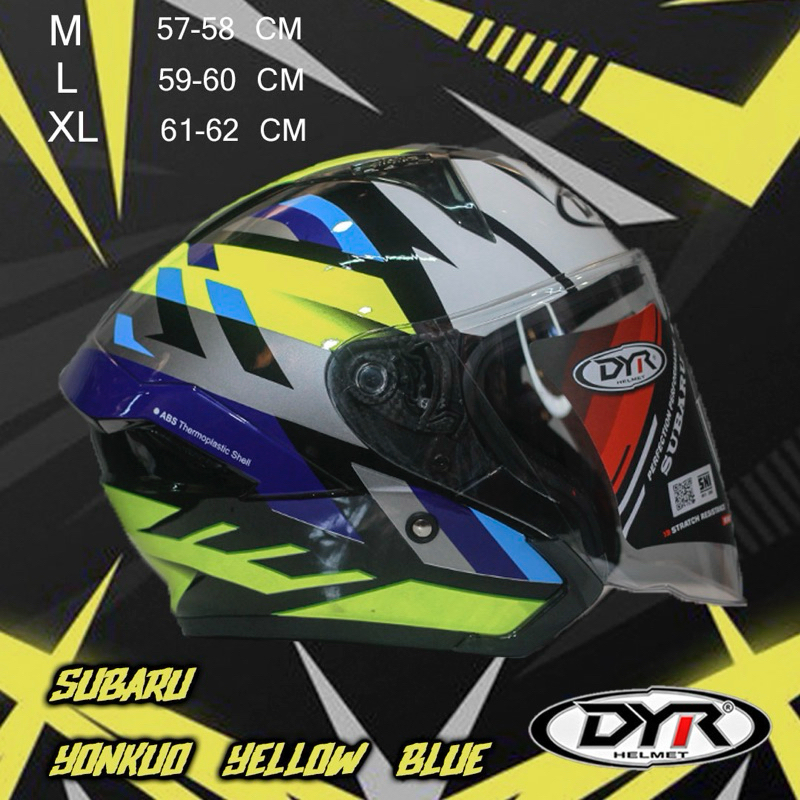 DYR Subaru motif Yonkuo Yellow blue