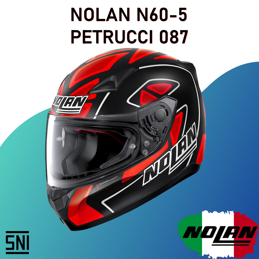Helm Nolan N60-5 D.PETRUCCI 087 Nolan Gemini Rep N60 N605 N60.5