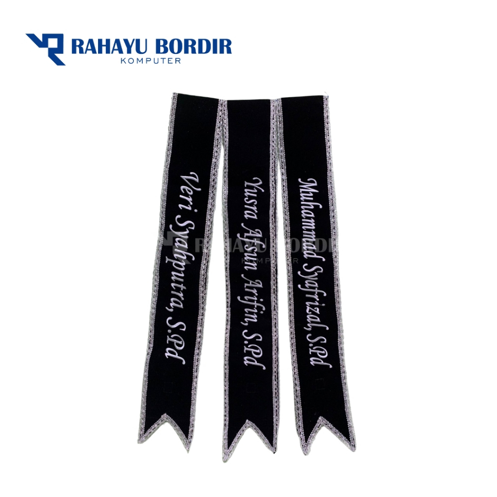 SELEMPANG WISUDA CUSTOM BORDIR