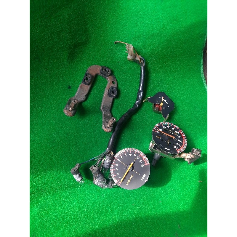 mesim spedometer kilometer yamaha RXZ /RX KING jumbo 97 original set kabel breket