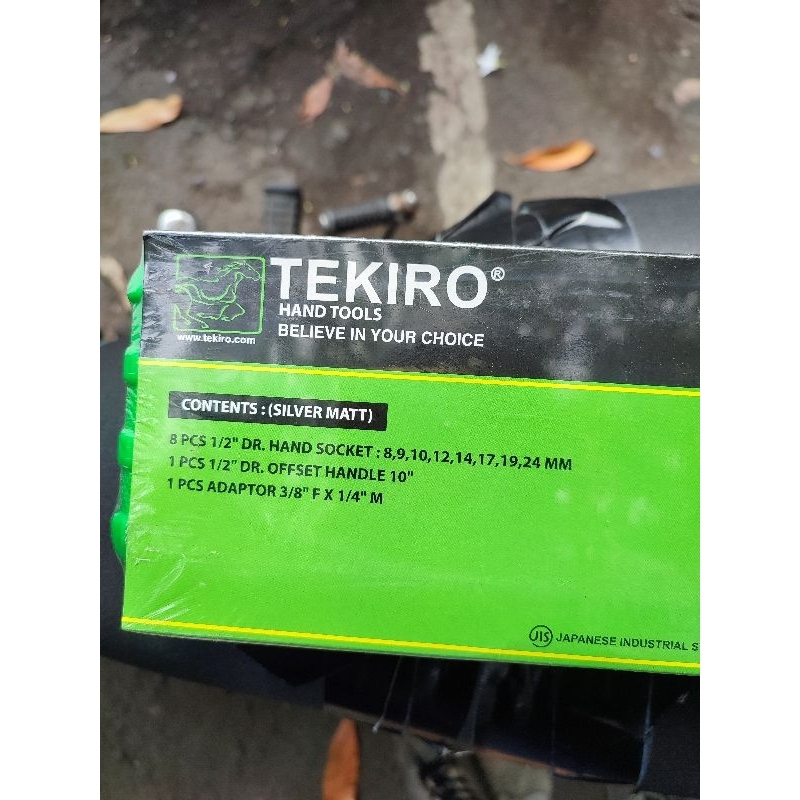 tekiro SE0605 kunci L sock set 12pt 1/2inch 10pcs 8-24mm SE 0605