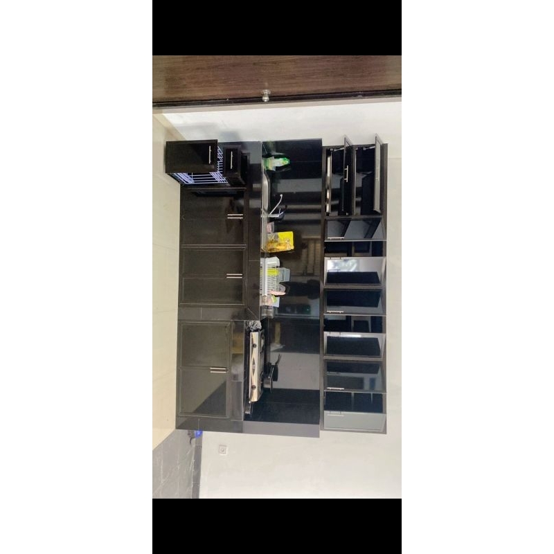 kitchen set full aluminium acp