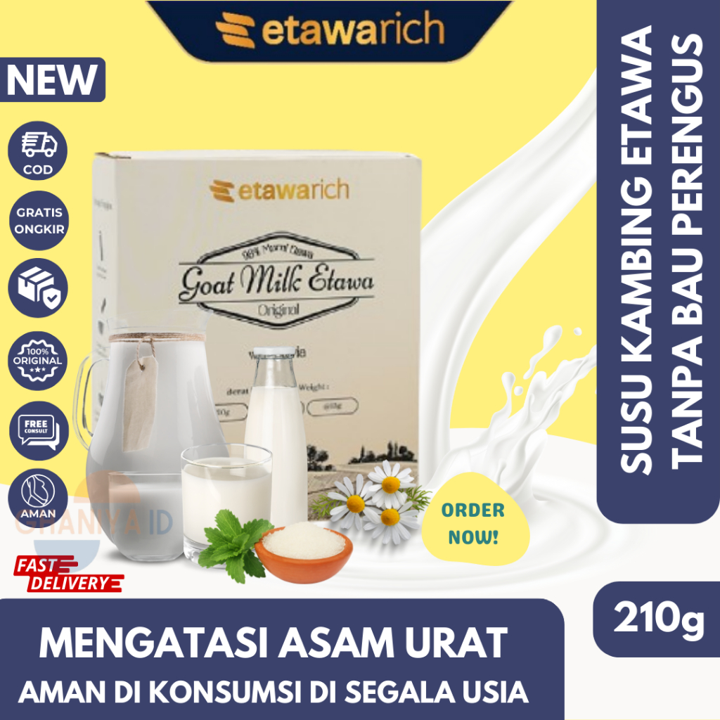 

Etawarich Susu Kambing Etawa Bantu Atasi Asam Urat Rematik Dan Tingkatkan Kesehatan Tulang