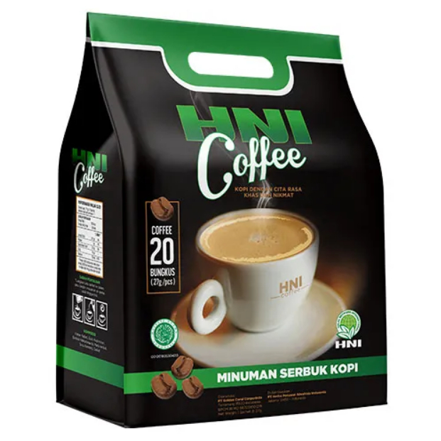

HC HNI Coffee - 20 Saset Kopi Herbal untuk Menyemangati Hari Anda