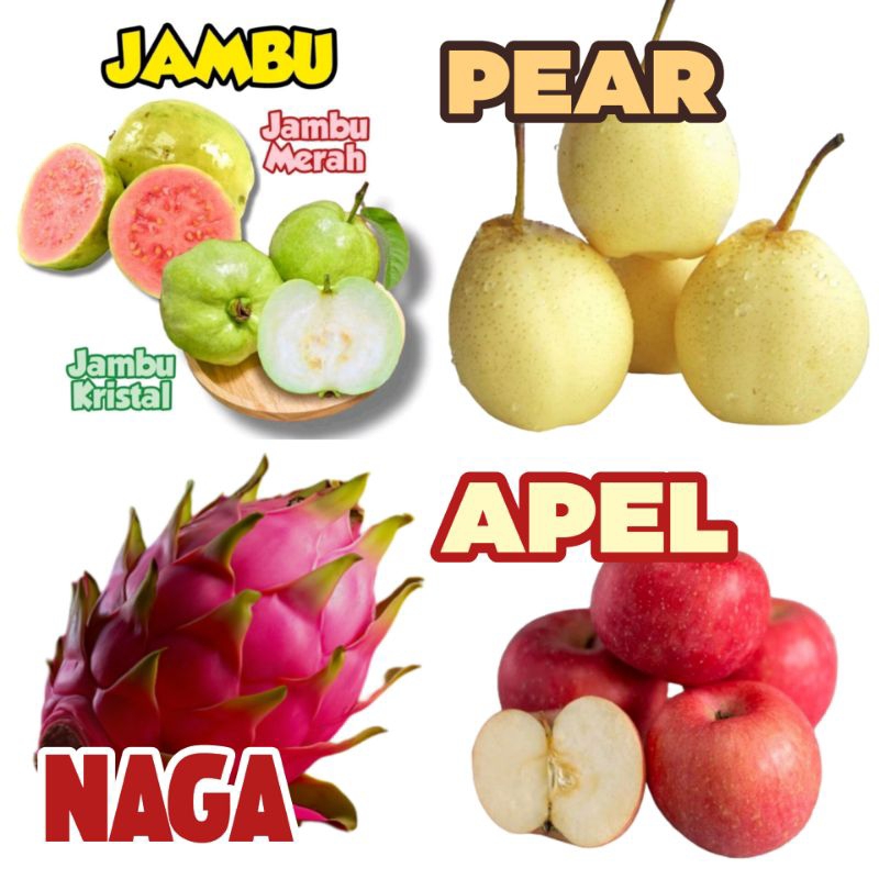 

BUAH APEL PEAR NAGA JAMBU MERAH KRISTAL TEMUFRESH - Buah Sehat Segar Sleman Jogja - TemuPawon