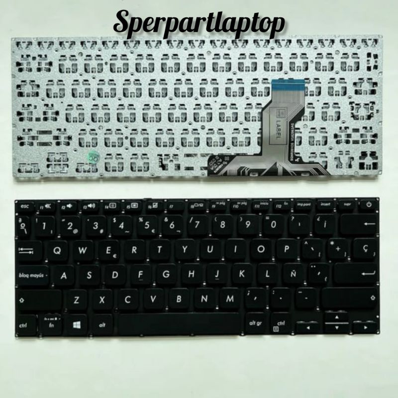 Keyboard Asus Vivobook 14 A420 A420u A420ua A420f X420 X420u X420ua - Hitam