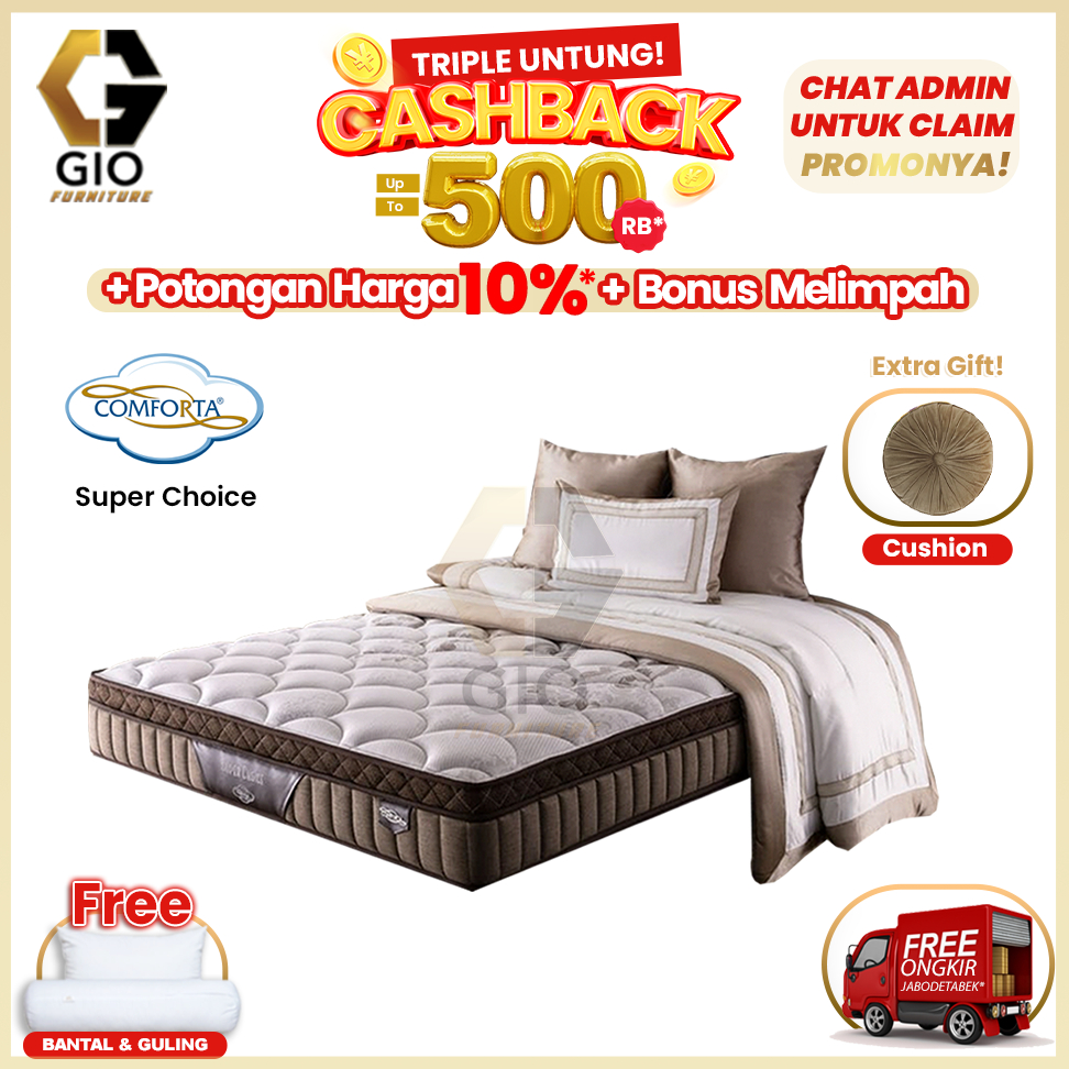 Kasur Comforta Super Choice / Comforta Springbed Super Choice (Hanya Kasur)