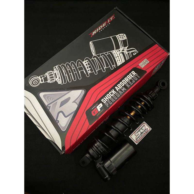 SHOCK GP RIDE IT TABUNG BAWAH BLACK SERIES TINGGI 330mm VARIO