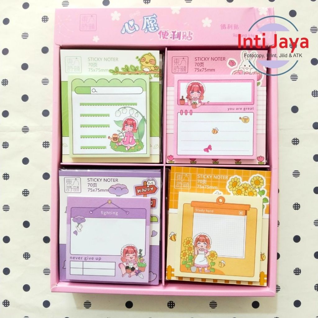 

Sticky Notes To Do List Motif Memo Pad