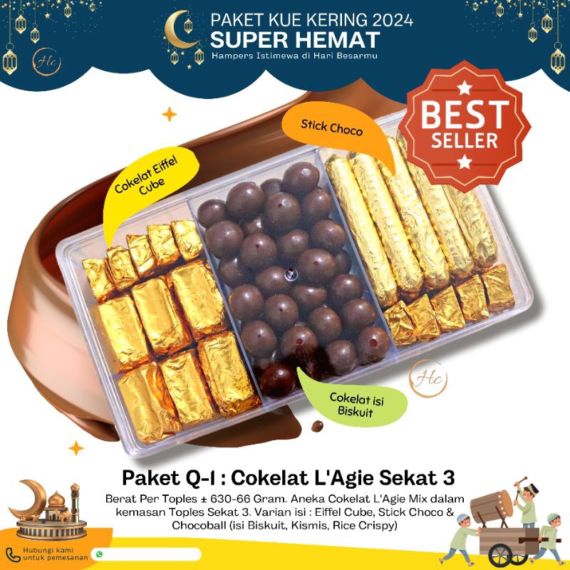 

Cokelat L'agie sekat 3