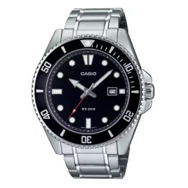 Casio General MDV-107D-1A1VDF Marlin Duro Diver 200m Black Stainless