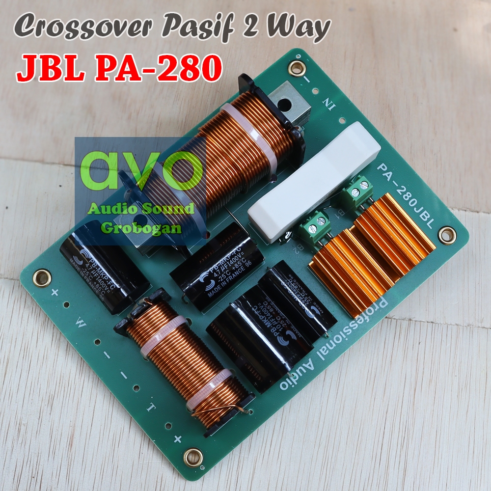 Crossover Pasif PA-280JBL Crossover 2 Way Woofer Tweeter JBL PA280 800 Watt