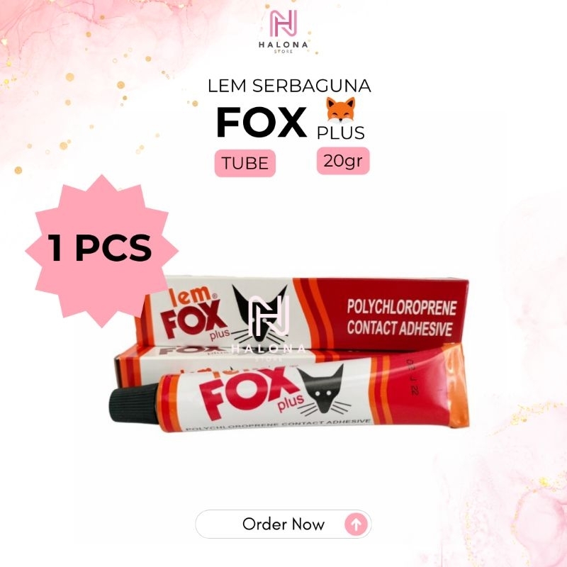 

Lem FOX PLUS Tube 20gr / Lem Serbaguna Fox