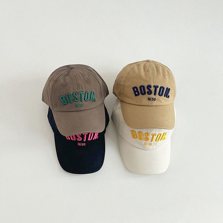26 tahun  Topi baseball anak unisex Boston  topi anak lakilaki dan perempuan santai