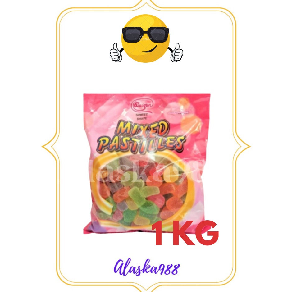 

Cuci gudang Permen Waisun Fruit Permen Jelly Jelly Waisun 1kg