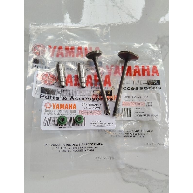 PAKET BOSH KLEP PAYUNG KLEP SEAL KLEP YAMAHA MIO M3 MIO Z 125/SOUL GT 125 CC ORISINIL