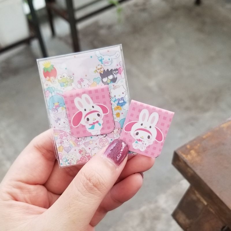 

[seona.customstudio] bookmark pembatas buku magnet magnetic SANRIO hello kitty cinnamon roll