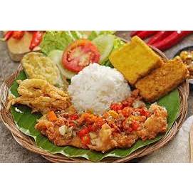

Ayam Geprek Crispy Sambal Matah + Nasi + Tahu + Tempe