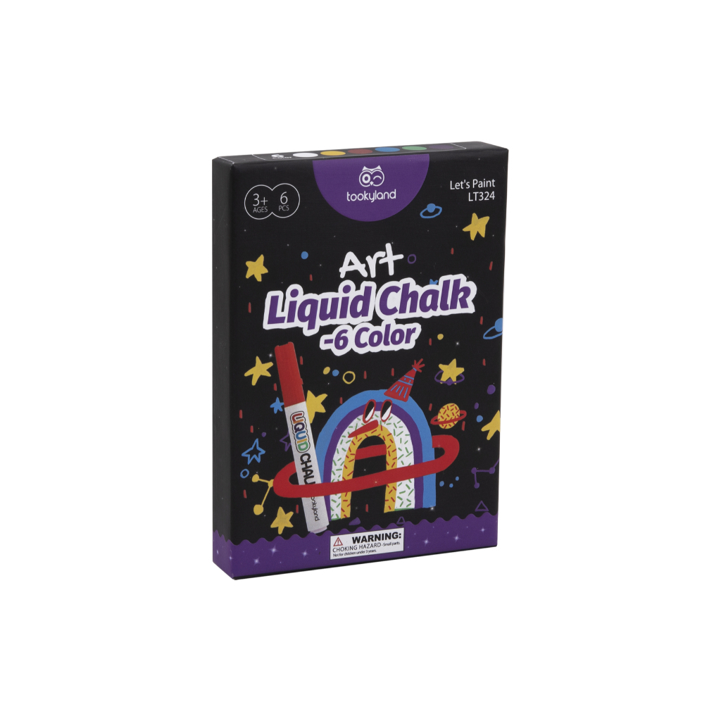 

Tookyland Liquid Chalk 6 Colors Dustfree Kapur