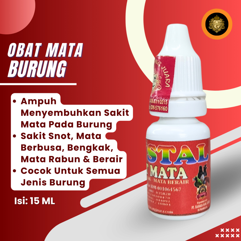 OBAT MATA BURUNG SNOT LOVEBIRD MURAI KACER KENARI MERPATI BERAIR BERBUSA BENGKAK