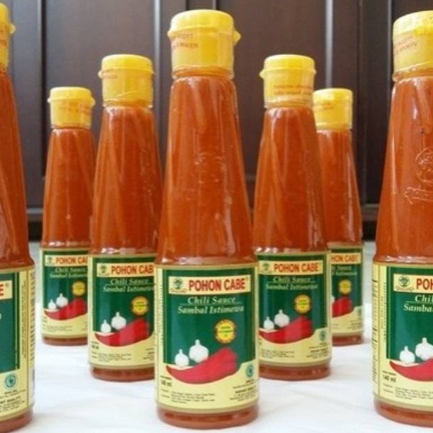 

TERBARU Sambal saos Pohon Cabe 14 ml pedas kemasan kecil rasa enak