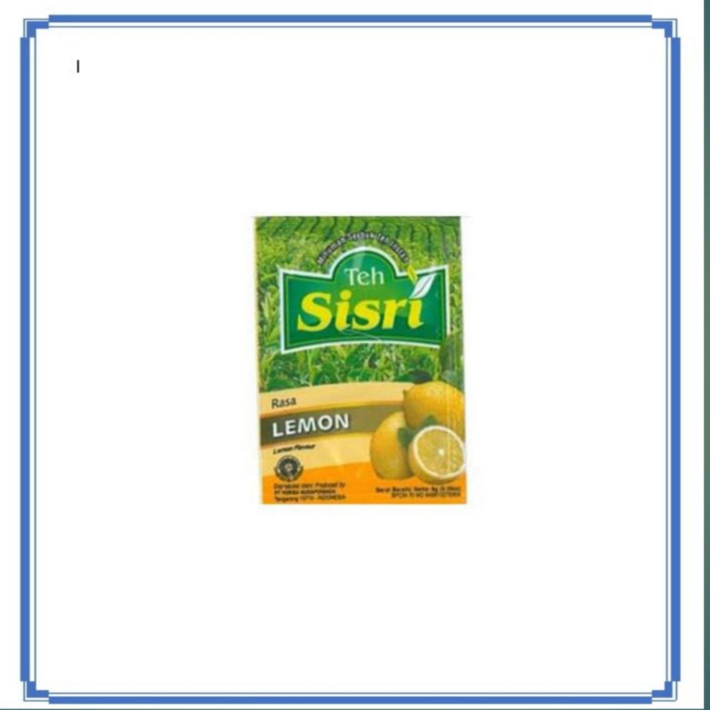 

Teh sisri rasa lemon