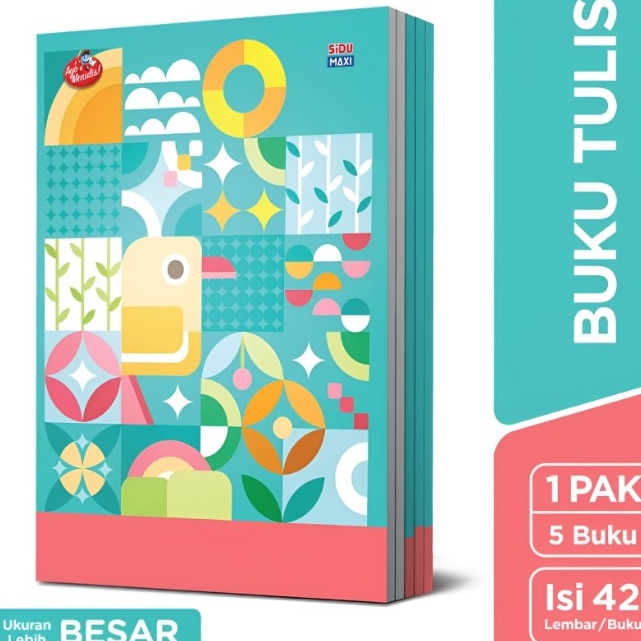 

Free Ongkir BUKU TULIS SIDU MAXI 42 LEMBAR 1pak 5 BUKU BUKU SEKOLAH BIG BOSS BOXY