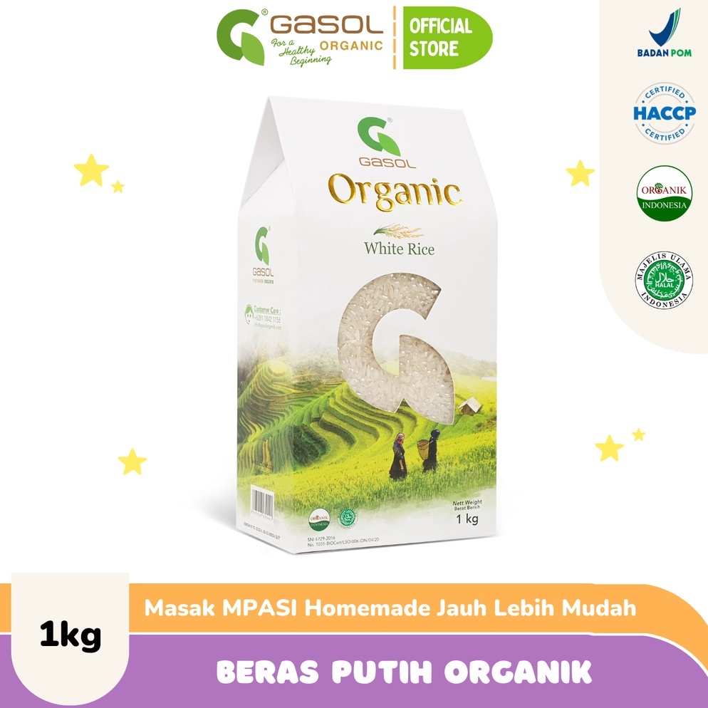 

Splash GASOL Beras Putih Organik 1Kg