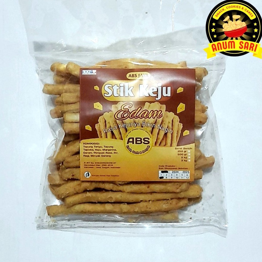 

PAKET LENGKAP Cheese Stik Keju EDAM 25 Gram Anum Sari