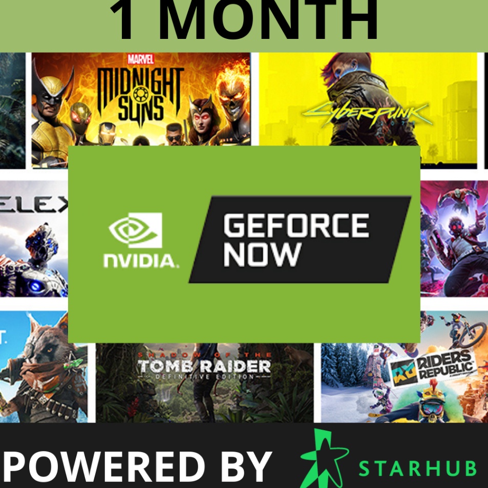 Terlaris GeForce Now Cloud Gaming Starhub Singapura 1 Bulan Private p Premium