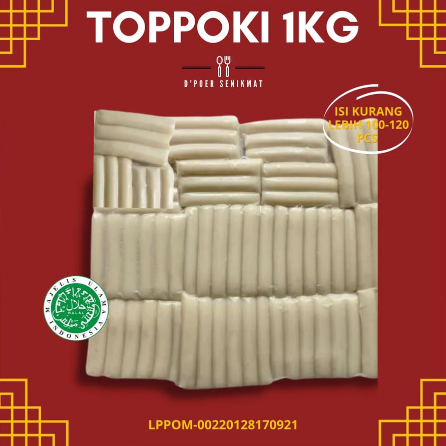 

PROMO SALE TOPOKI 1 KG Topokki Teobokki Tteokbokki Rice Cake Cemilan Korea Halal