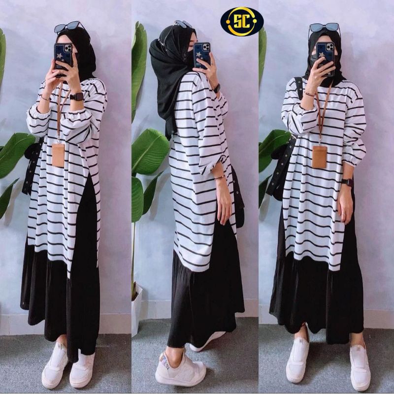GAMIS WANITA BABYTERRY SALUR IMPORT MODEL TERBARU/GAMIS WANITA IMPORT PREMIUM SUPER MEWAH TERLARIS