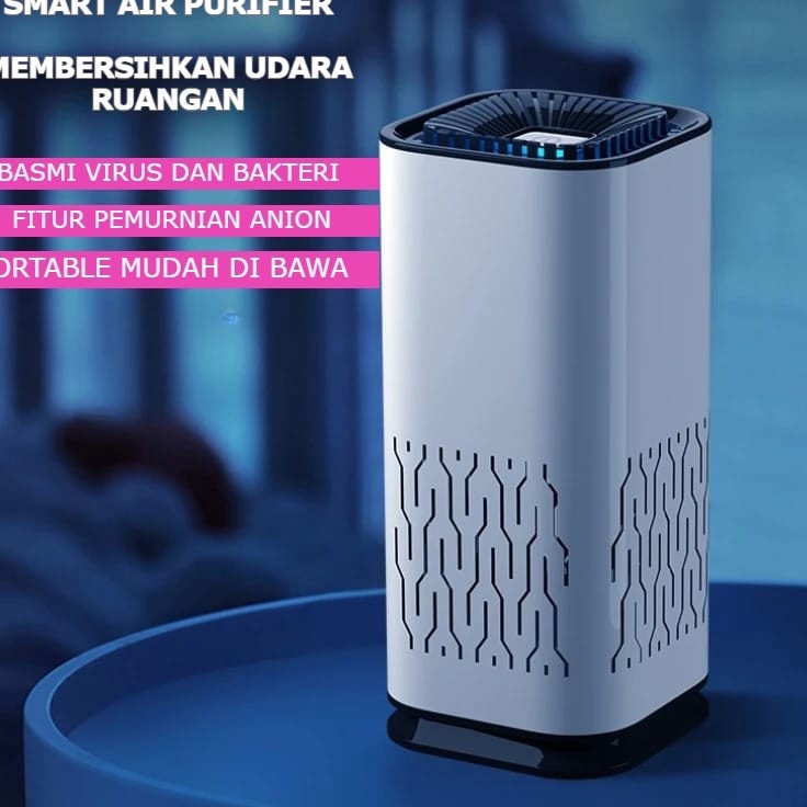 MJs Smart Air Purifier Pembersih Udara Ruangan Portable Filter HEPA Low