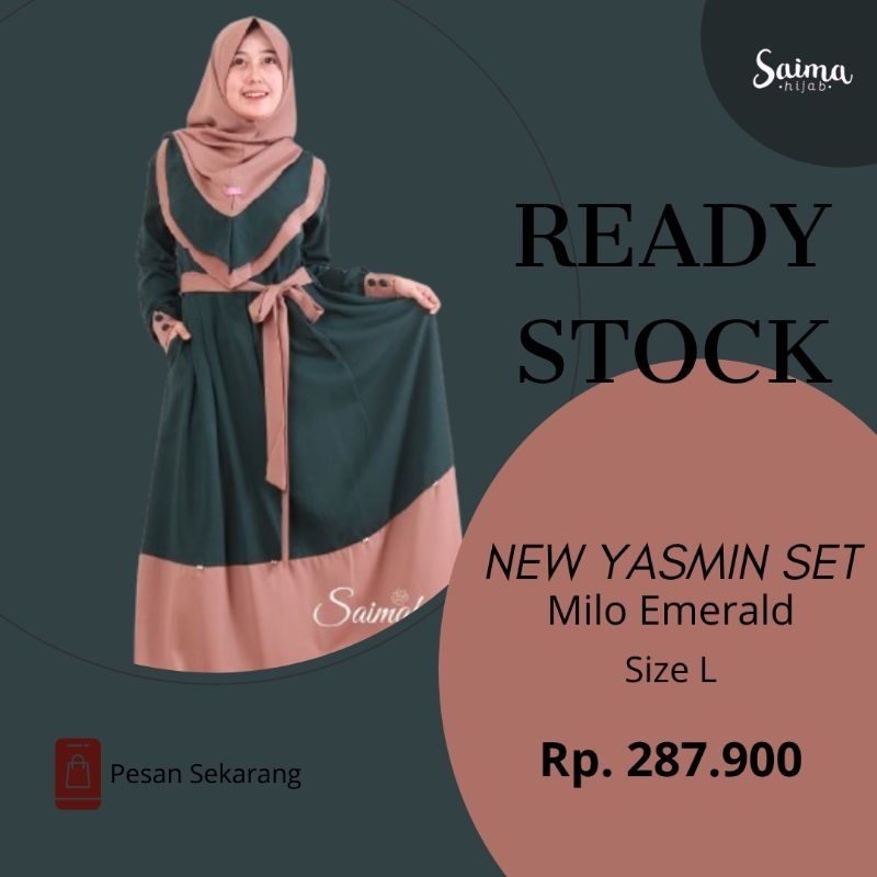 GAMIS NEW YASMIN DRESS BY SAIMA HIJAB