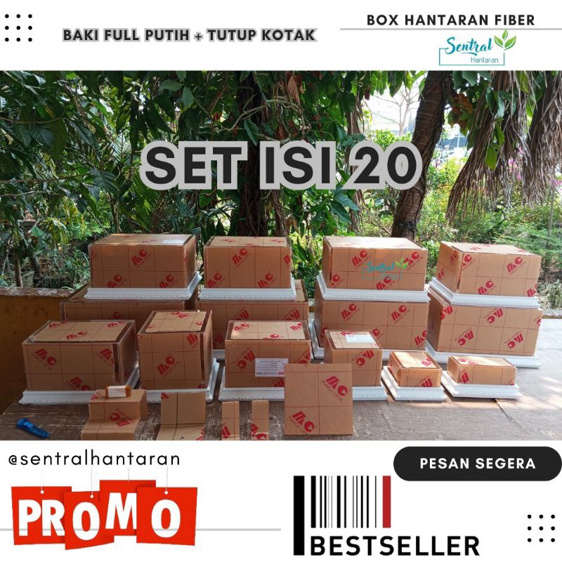 

BOX HANTARAN FIBER SET ISI 20 | BOX HANTARAN | BOX SESERAHAN