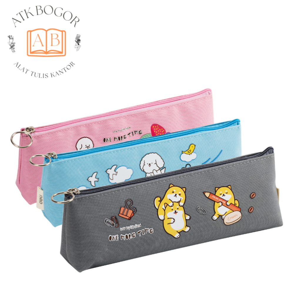 

Tempat Pensil Deli EH910 Pencil Pouch - Biru / Abu / Pink