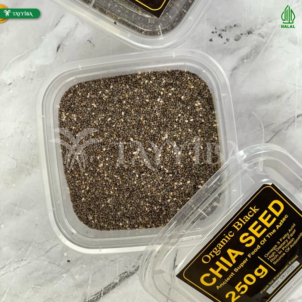 

Chia Seed Chiaseed Organic Black Premium Original Untuk Diet 250 gram