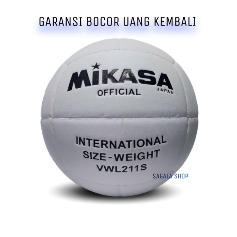 MIKASA VWL211S Putih Bola Voli Volly Voly Volleyball Pres Original Training Match