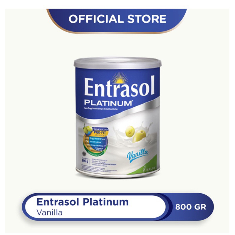 

Entrasol Platinum Susu Bubuk Nutrisi Dewasa Vanilla 800 g