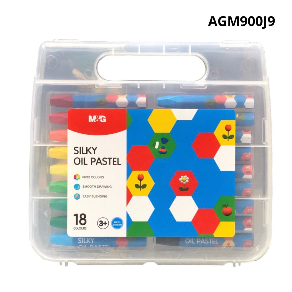 

Silky Oil Pastel M&G 18 Colours #AGM900J9 Krayon Halus 18 Warna Crayon Minyak Sekolah